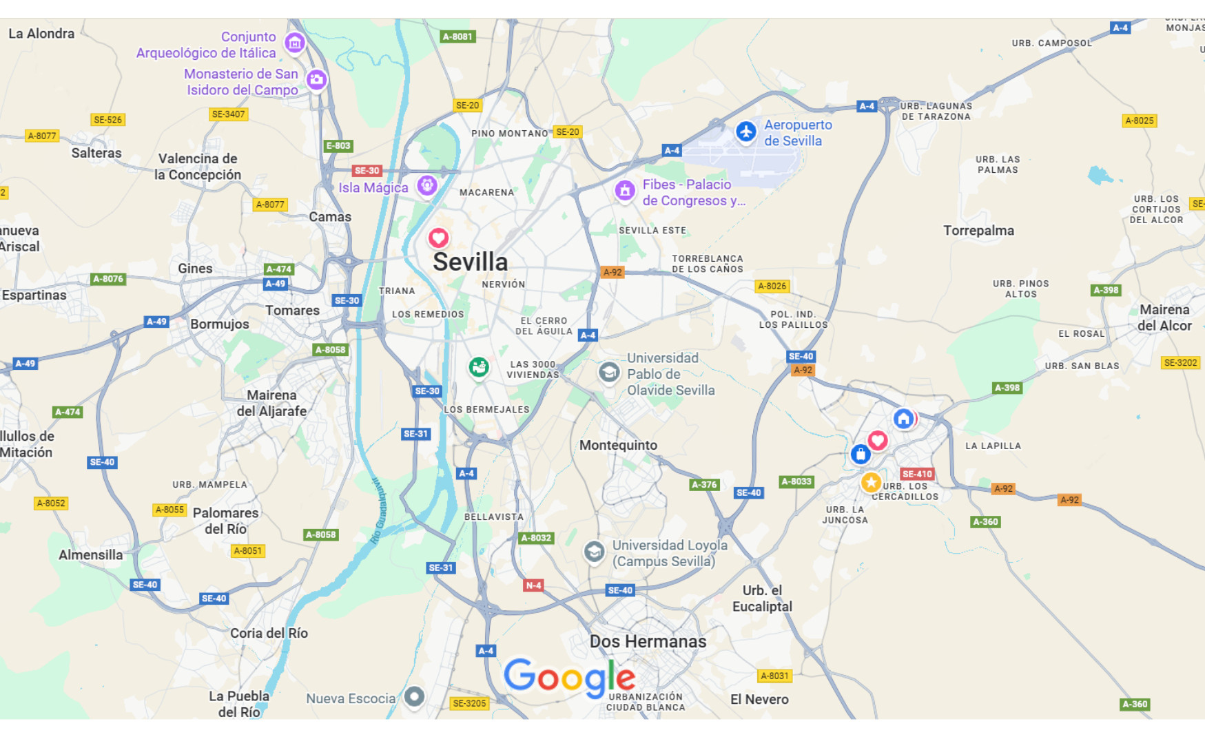 mapa de Alcantarillados Alcalá